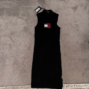 Tommy Hilfiger Black Midi Dress